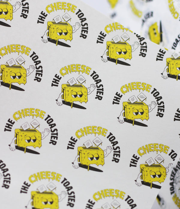 THE CHEESE TOASTER Custom Printed Greaseproof Paper