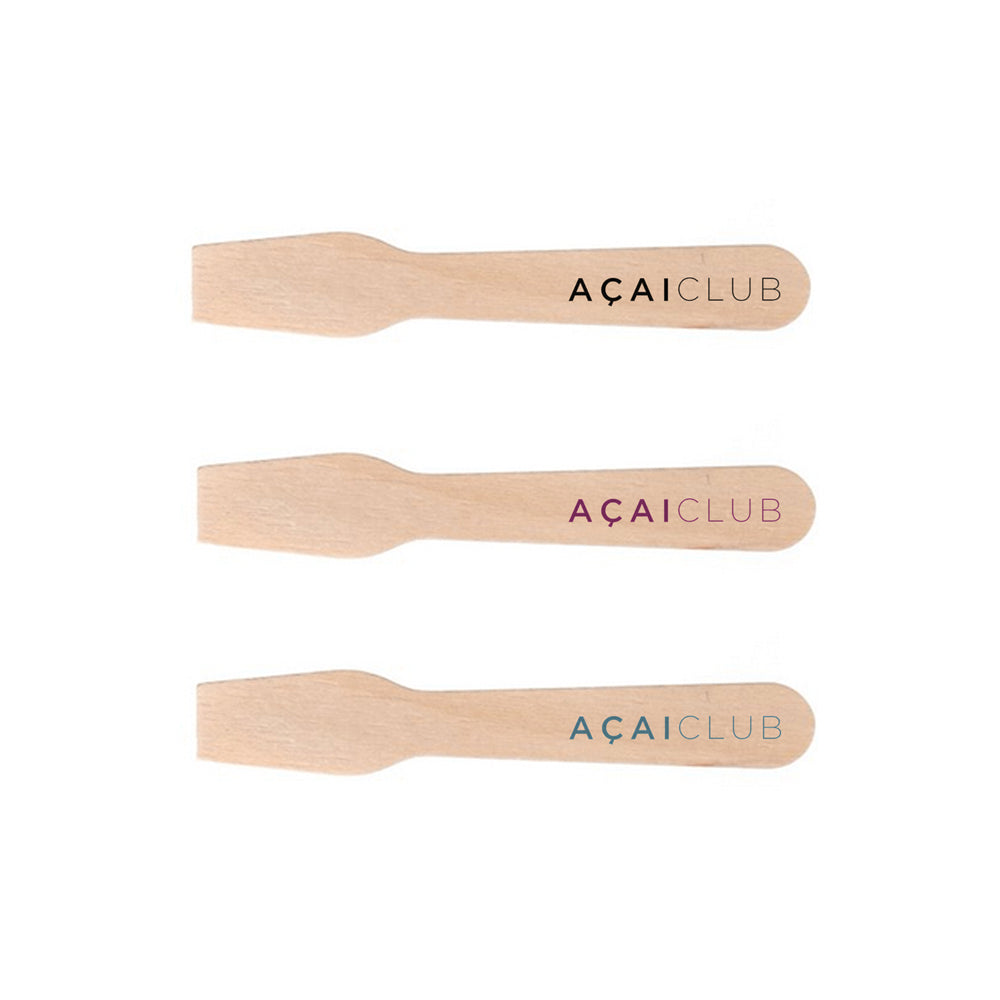 printed ice cream spoons spade